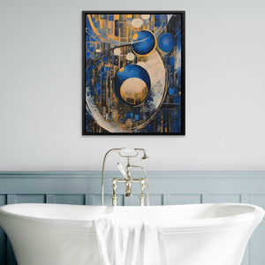 Blue Opulence - Luxury Wall Art - Canvas Print