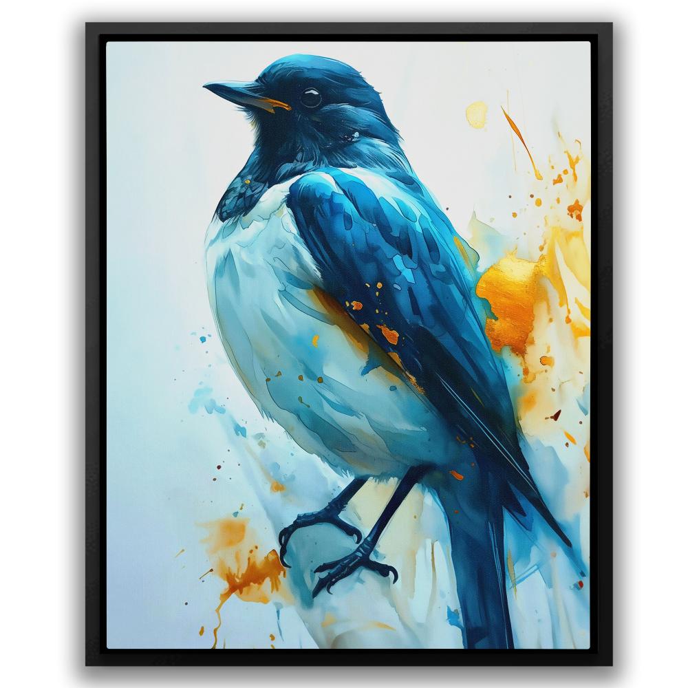 Blue Sparrow - Luxury Wall Art