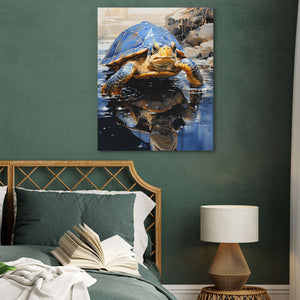 Blue Turtle - Luxury Wall Art