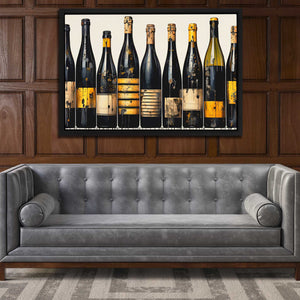 Bottle Harmony - Luxury Wall Art - Canvas
