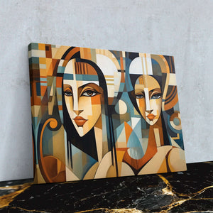 Bright Eyed Goddesses - Luxury Wall Art - Canvas Print