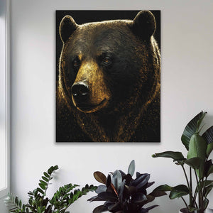 Brown Bear - Luxury Wall Art - Canvas Print