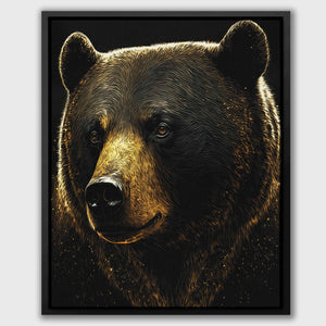 Brown Bear - Luxury Wall Art - Canvas Print