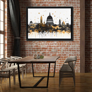 Capitol Reflections - Luxury Wall Art - Canvas Print