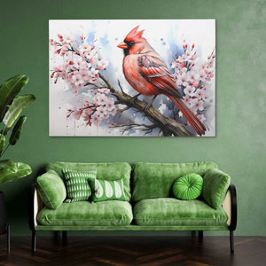 Cardinal Bliss - Luxury Wall Art - Canvas Print