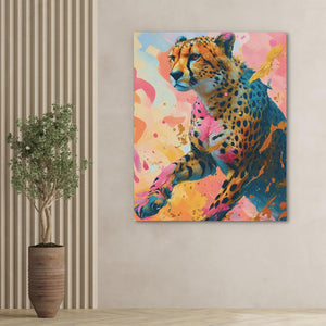 Cheetah Chasing - Luxury Wall Art