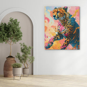 Cheetah Chasing - Luxury Wall Art