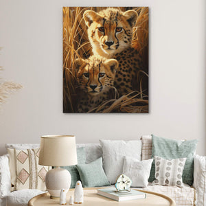 Cheetah Family - Luxury Wall Art
