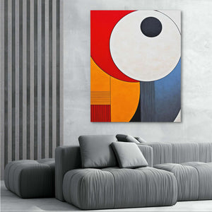 Circling Colors - Canvas - Luxury Wall Art