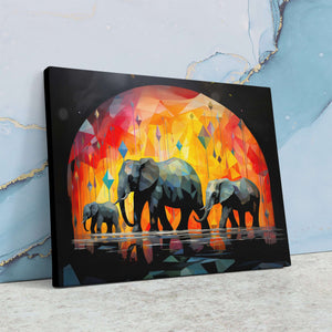Circus Elephants - Luxury Wall Art