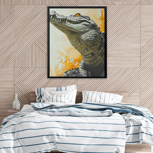 Clever Crocodile - Luxury Wall Art