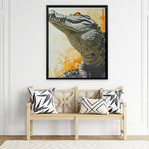 Clever Crocodile - Luxury Wall Art