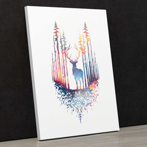 Colorful Deer - Luxury Wall Art