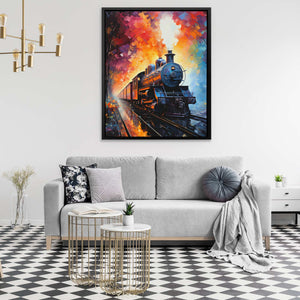 Colorful Locomotion - Luxury Wall Art