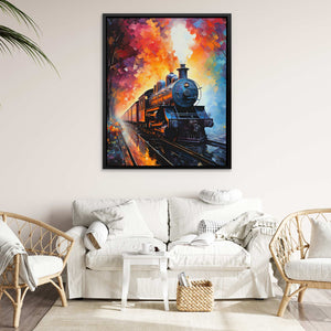 Colorful Locomotion - Luxury Wall Art