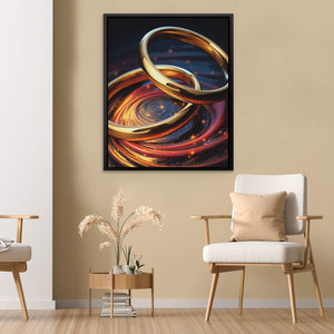 Cosmic Rings - Luxury Wall Art