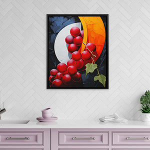 Crescent Grapes - Canvas - Luxury Wall Art
