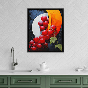 Crescent Grapes - Canvas - Luxury Wall Art