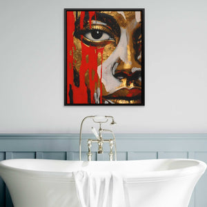 Crimson Elegance - Luxury Wall Art