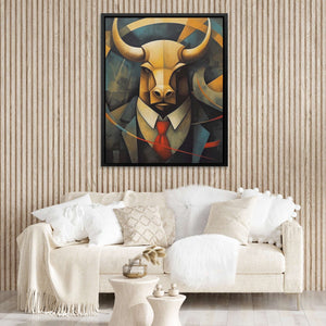 Dapper Bull - Luxury Wall Art