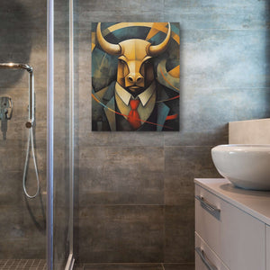 Dapper Bull - Luxury Wall Art