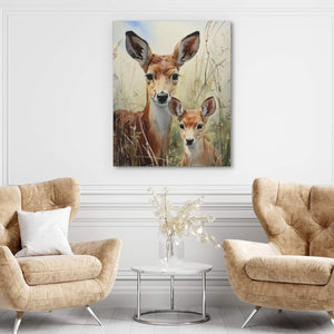 Deer Family - Luxury Wall Art