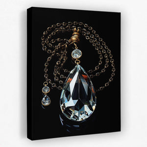 Diamond Necklace - Luxury Wall Art