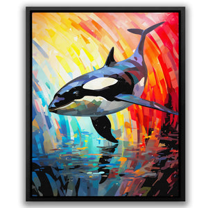 Diving Orca - Luxury Wall Art