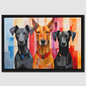 Dog Pack - Canvas - Luxury Wall Art