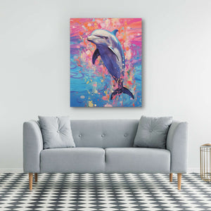 Dolphin's Dance - Luxury Wall Art
