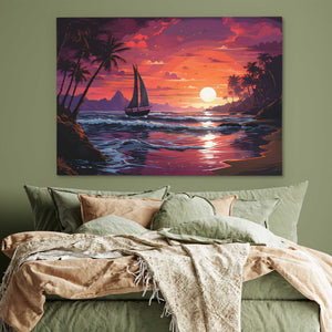 Dream Wave Sunset - Luxury Wall Art