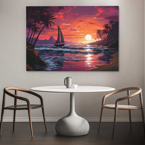 Dream Wave Sunset - Luxury Wall Art