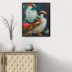Duet of Birds - Luxury Wall Art