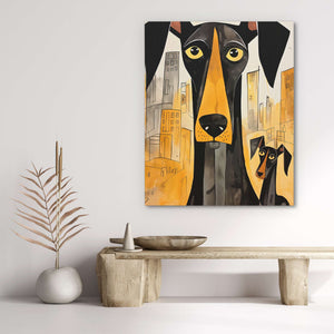 Dynamic Dobermans - Luxury Wall Art