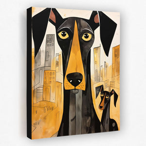 Dynamic Dobermans - Luxury Wall Art