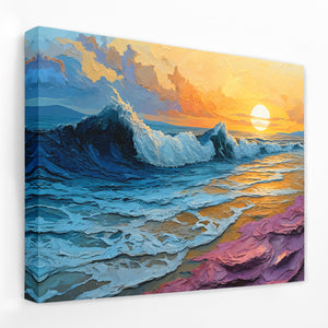 Eclipsing Sun Seascape - Luxury Wall Art
