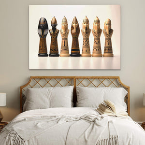 Egyptian Chess Set - Luxury Wall Art