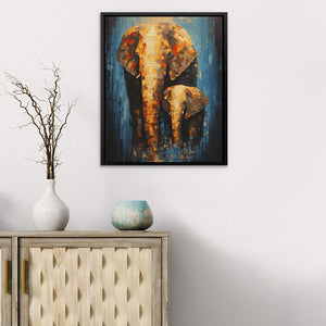 Elephant Family - Luxury Wall Art