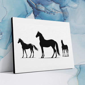 Equestrian Silhouettes - Luxury Wall Art