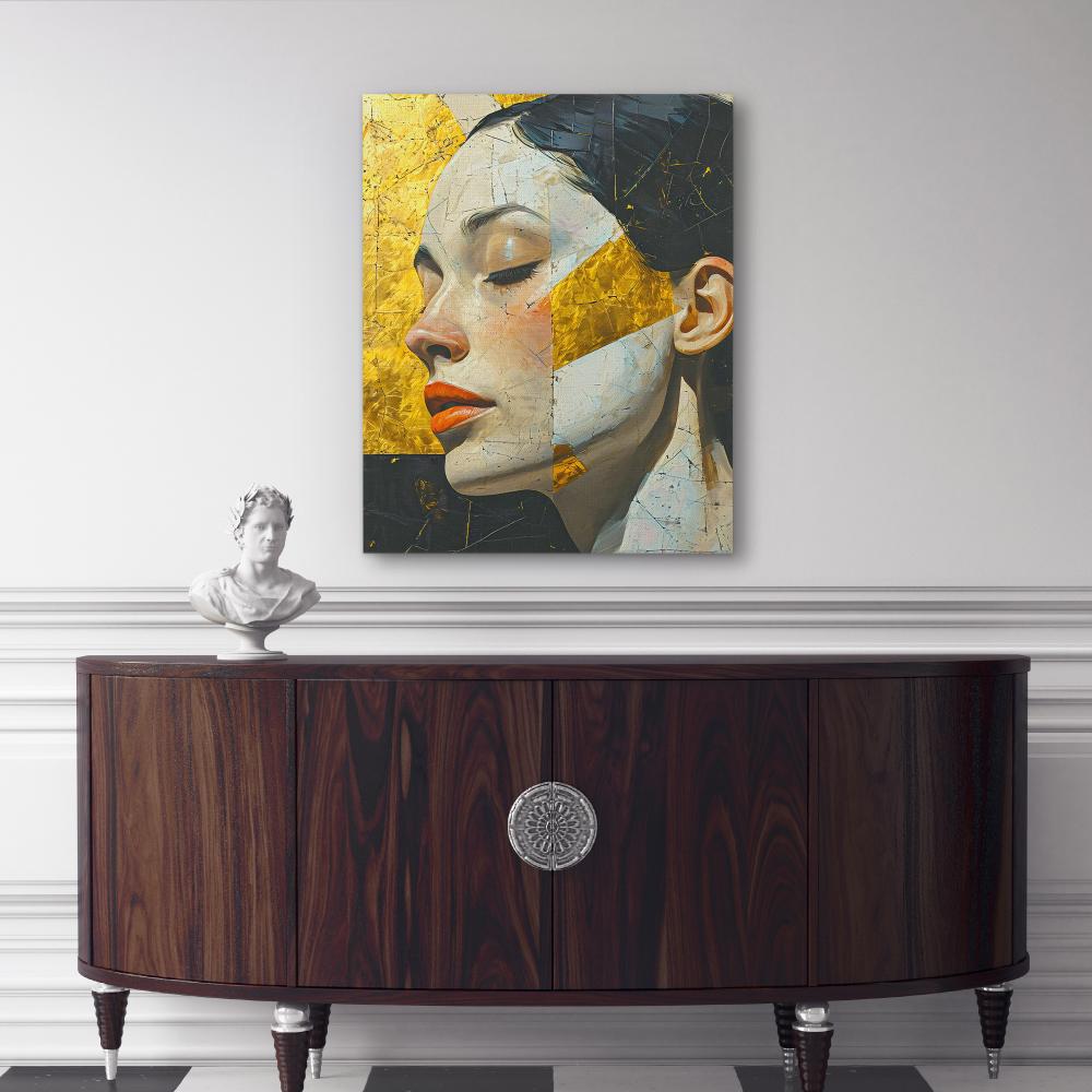 Facets of Gold - Luxury Wall Art