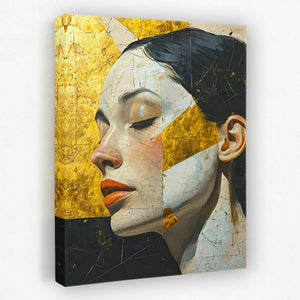 Facets of Gold - Luxury Wall Art