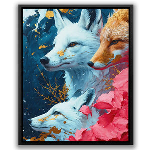 Family of Foxes - Luxury Wall Art