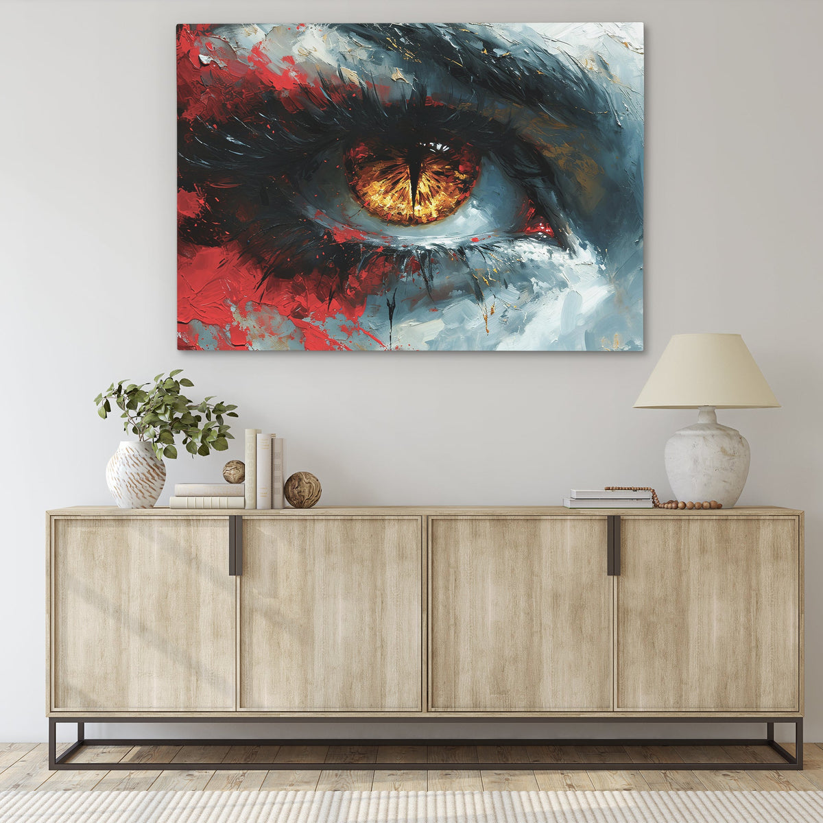 Fiery Eye - Luxury Wall Art