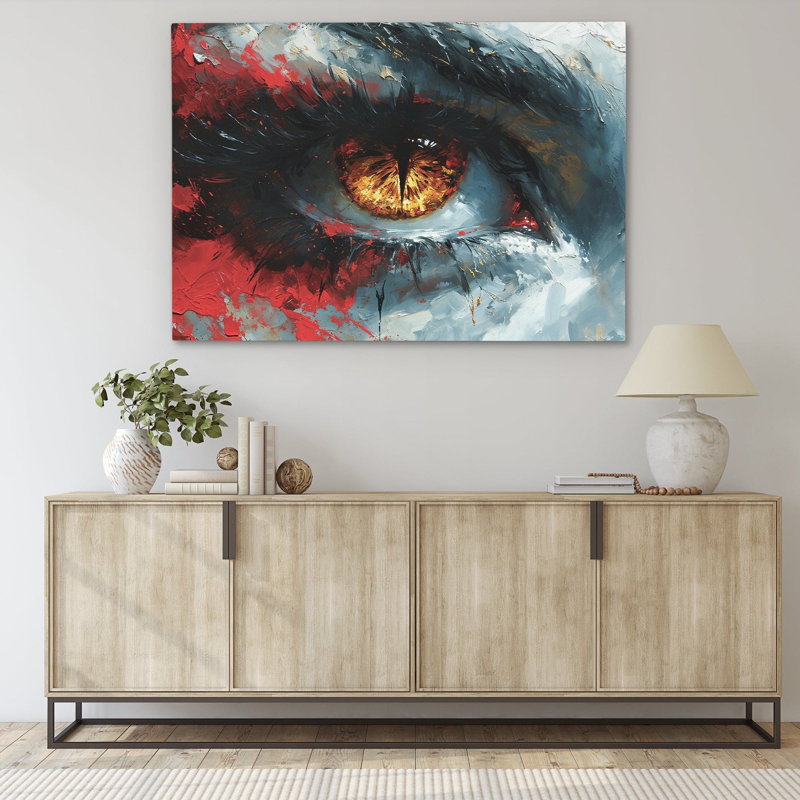 Fiery Eye - Luxury Wall Art