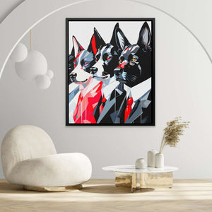 Financial Dogs - Luxury Wall Art