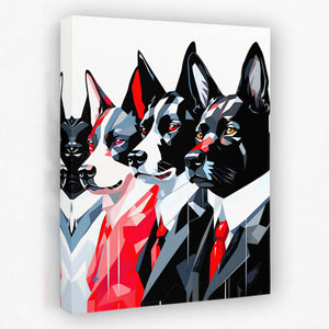 Financial Dogs - Luxury Wall Art