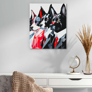 Financial Dogs - Luxury Wall Art