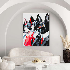 Financial Dogs - Luxury Wall Art