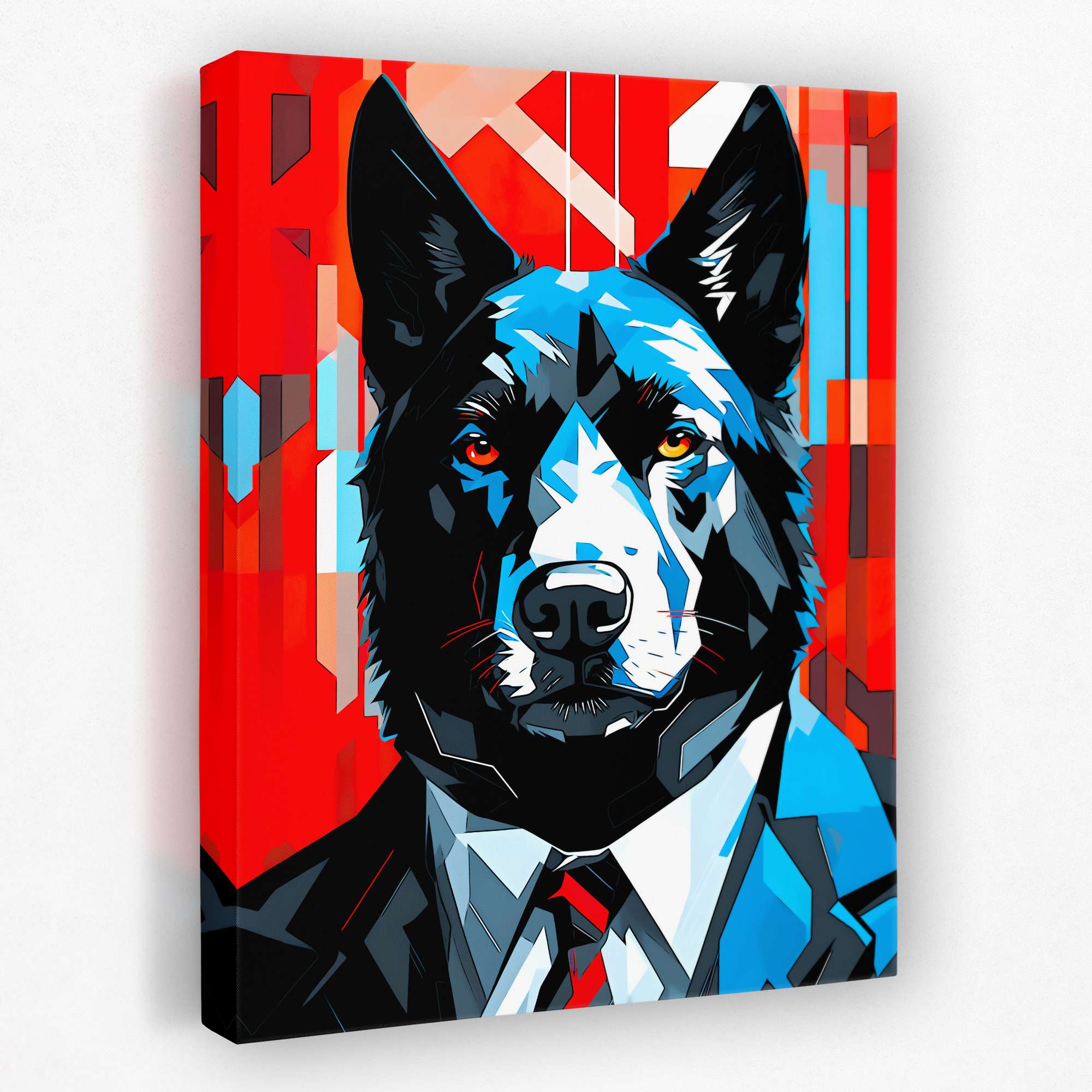 Financial Wolf - Luxury Wall Art