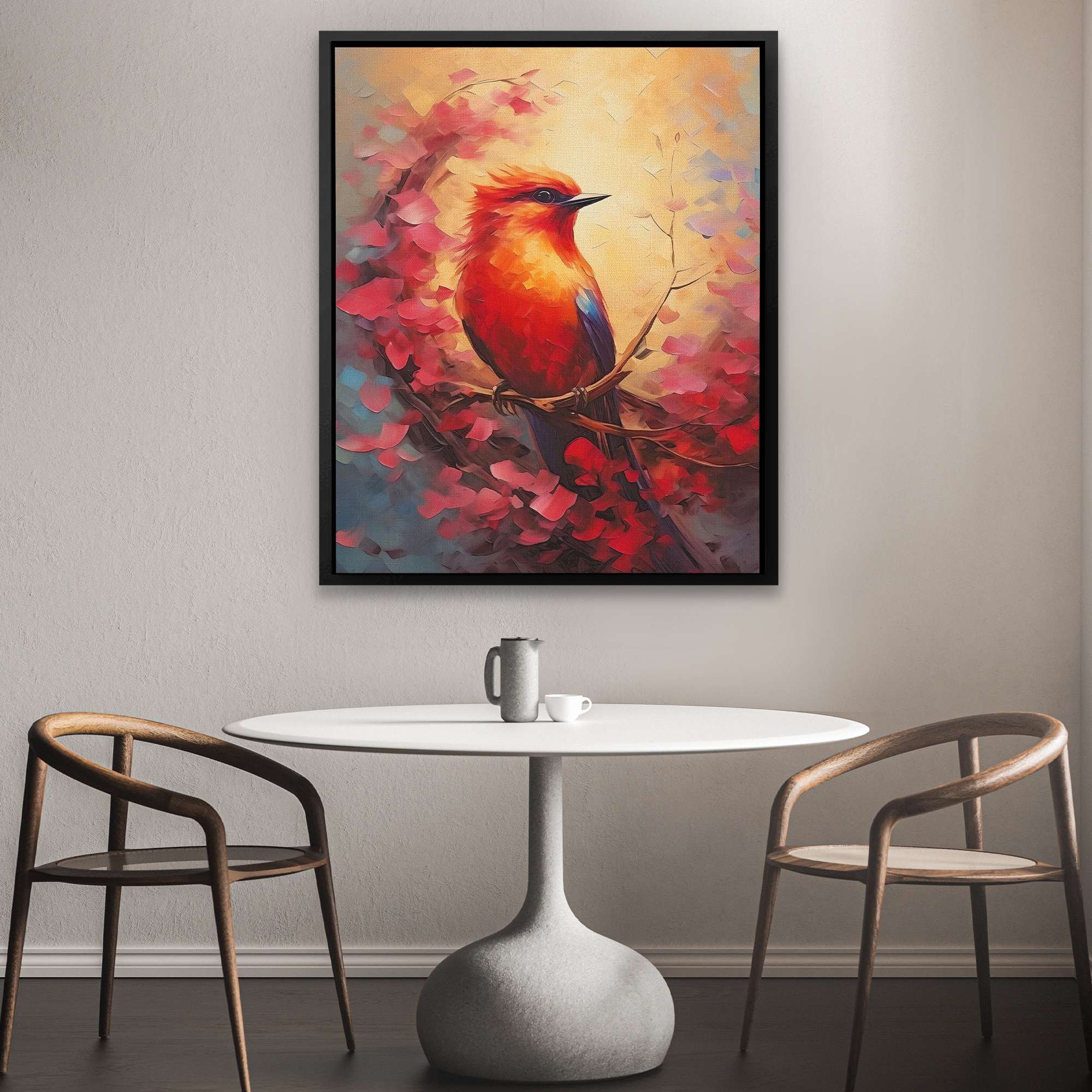 Flaming Feathers - Luxury Wall Art